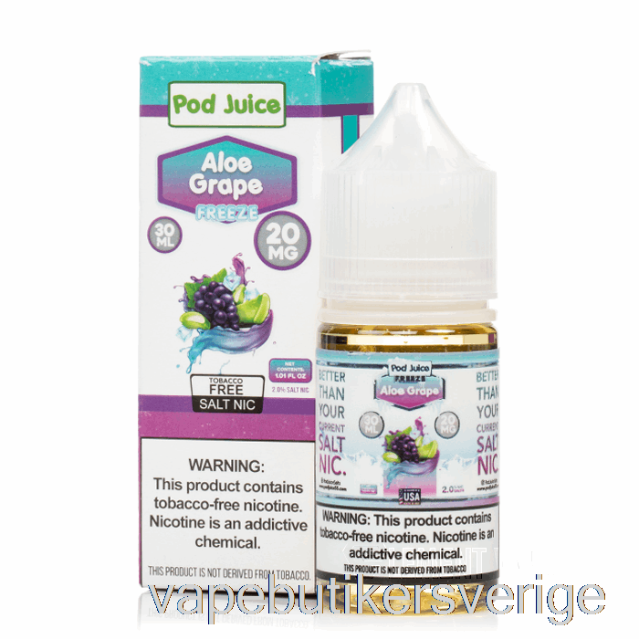 Vape Sverige Frysa Aloe Druva - Balda Juice - 30ml 55mg
